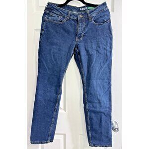 Izod Mens Jeans 28x27 Denim Straight Leg Medium Wash 5 Pocket